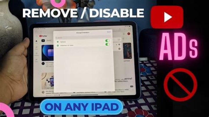 How do I block YouTube ads on iPad?