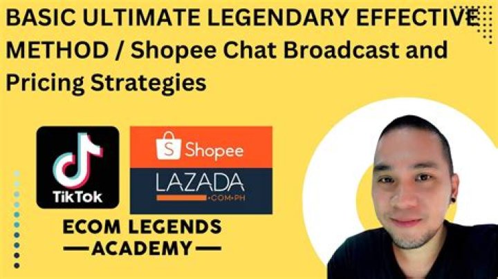 How do I broadcast on Shopee chat?
