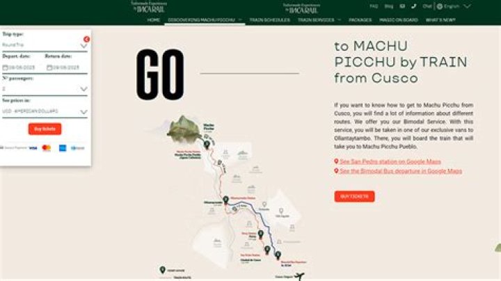 How do I buy train tickets from Cusco to Machu Picchu?