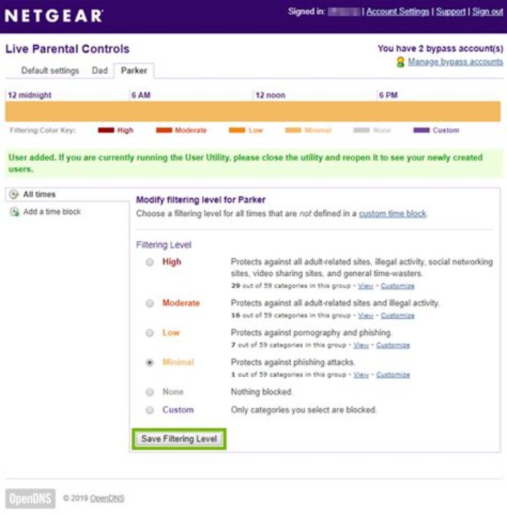 How do I bypass Netgear Genie parental controls?