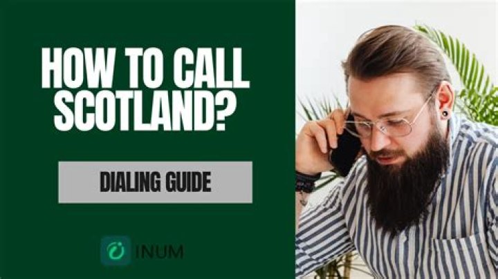 How do I call Scotland from UAE?