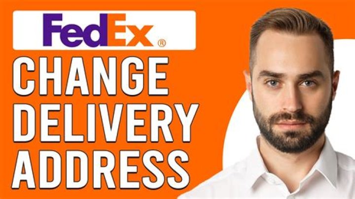 How do I change delivery preferences FedEx?