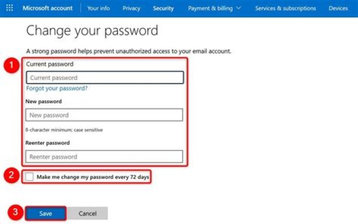 How do I change my Accenture password?