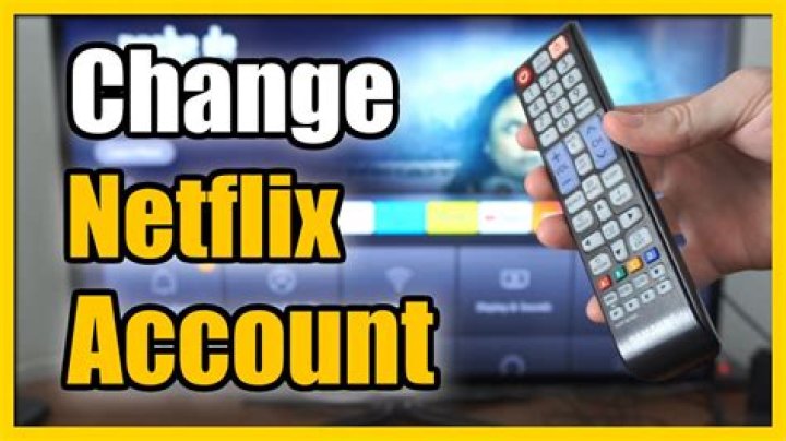 How do I change my Netflix account on my LG Smart TV?