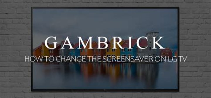 How do I change my screensaver on my LG TV?