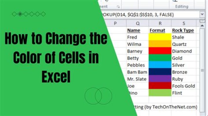 How do I change the color of a cell in numbers?