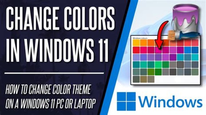 How do I change the color of my settings?