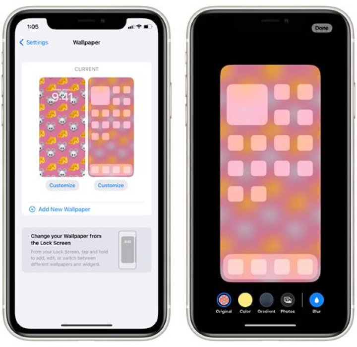 How do I change the homescreen on my iPod touch?