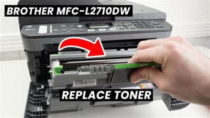 How do I change the ink cartridge in my Brother MFC-L2710dw?