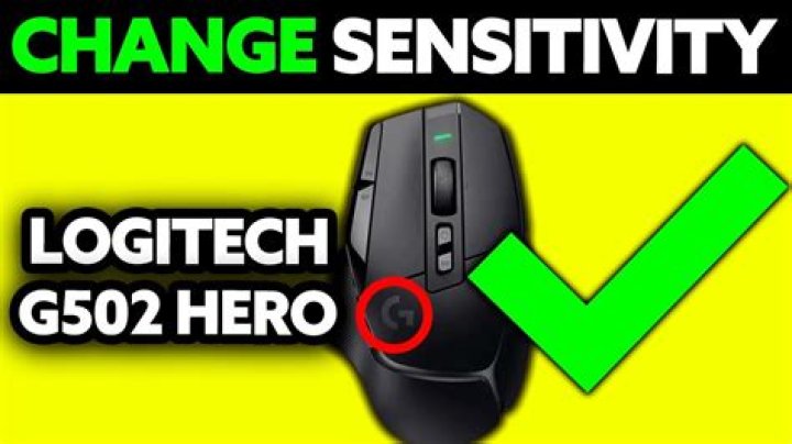 How do I change the sensitivity on my Logitech g29?