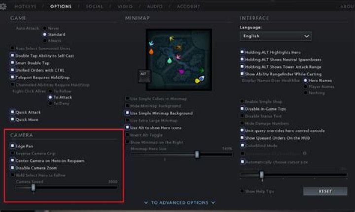 How do I change video settings in Dota 2?
