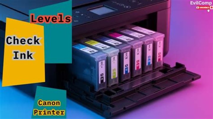 How do I check ink levels on Canon ip8750?