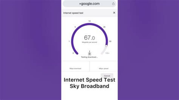How do I check my sky Fibre broadband speed?