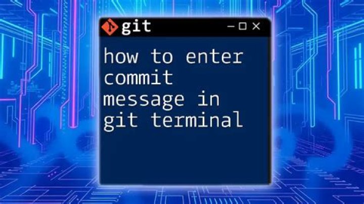 How do I commit changes in git terminal?