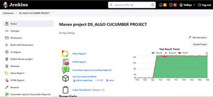 How do I configure cucumber trend reports in Jenkins?