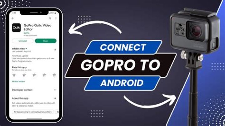 How do I connect my GoPro hero 7 black to my android?