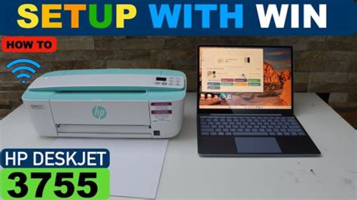 How do I connect my HP Deskjet 3755 to my laptop?