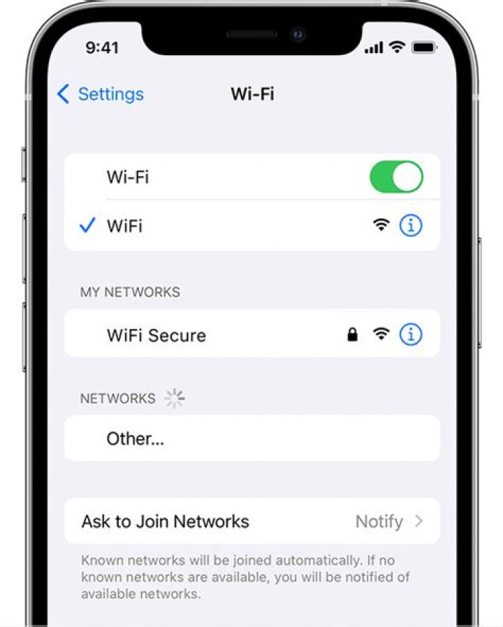 How do I connect my iPhone to a hotspot router?