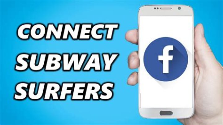 How do I connect subway surfers to Facebook?