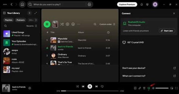 How do I connect two devices to Spotify?