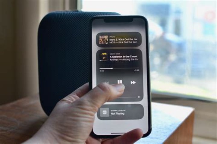 How do I control HomePod on my iPhone?