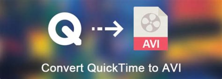 How do I convert AVI to QuickTime?