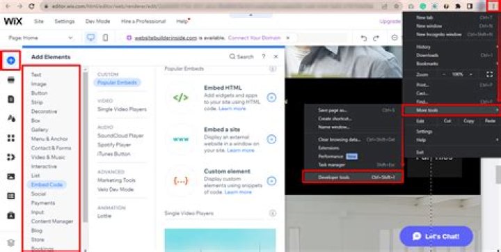 How do I copy a Wix website code?