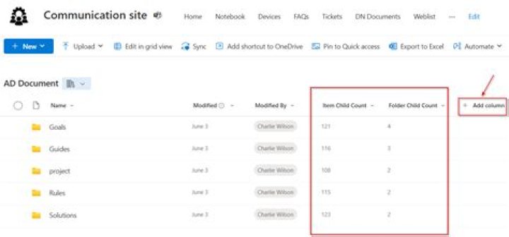 How do I count files in a SharePoint folder?