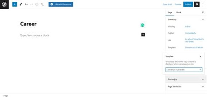 How do I create a career page?