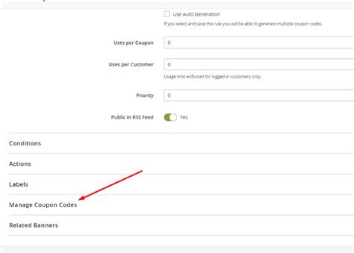 How do I create a coupon code in Magento?