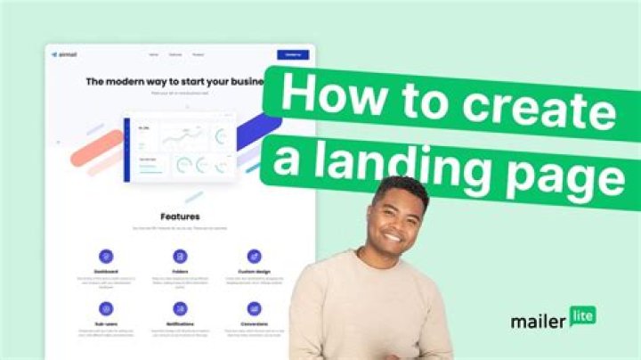How do I create a landing page on Mailerlite?