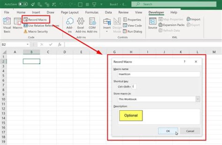 How do I create a macro folder in Excel?