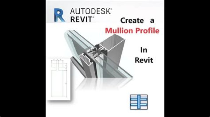 How do I create a mullion profile in Revit?