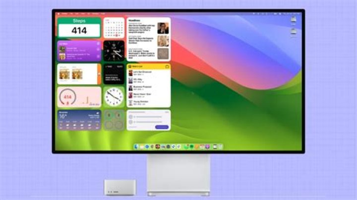 How do I create a widget on a Mac?
