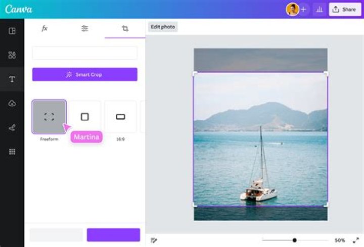 How do I crop a photo on LinkedIn?