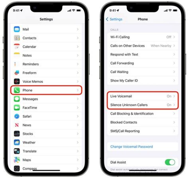 How do I decline a call without going to voicemail?
