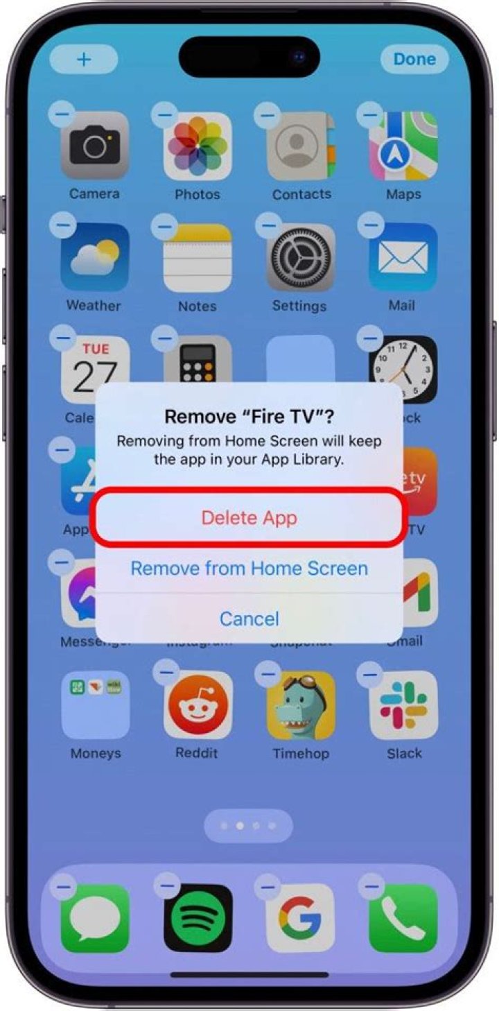 How do I delete apps on my iPhone 4?