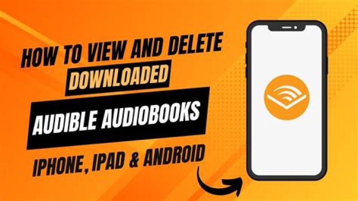 How do I delete audible books from my Android?