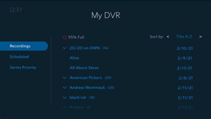How do I delete from my DVR?