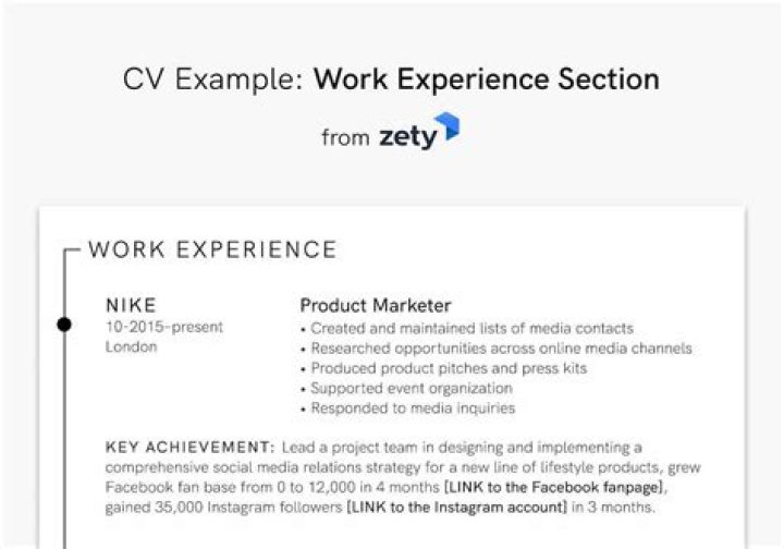 How do I describe my current job on my CV?