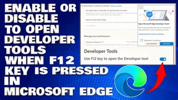 How do I disable F12 Developer Tools?
