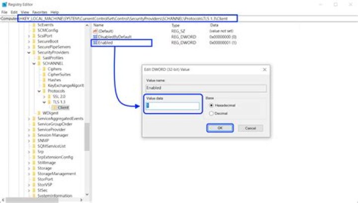 How do I disable SSL and enable TLS?
