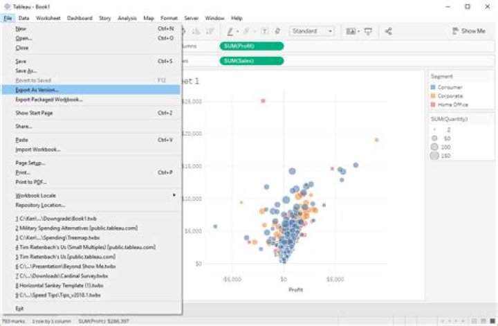 How do I downgrade tableau?