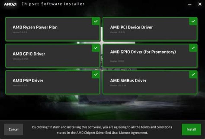 How do I download AMD CPU drivers?