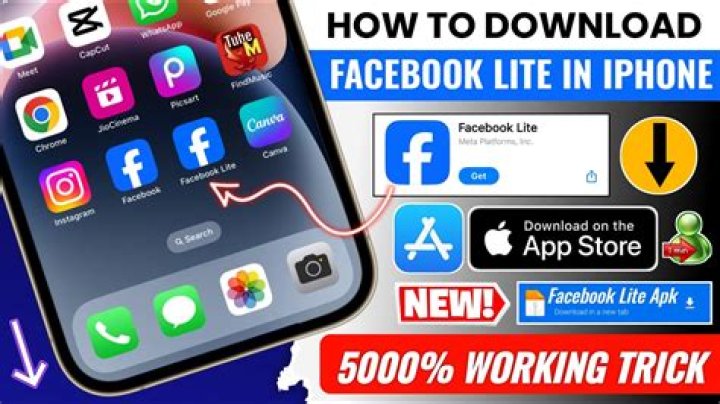How do I download Facebook Lite on my phone?