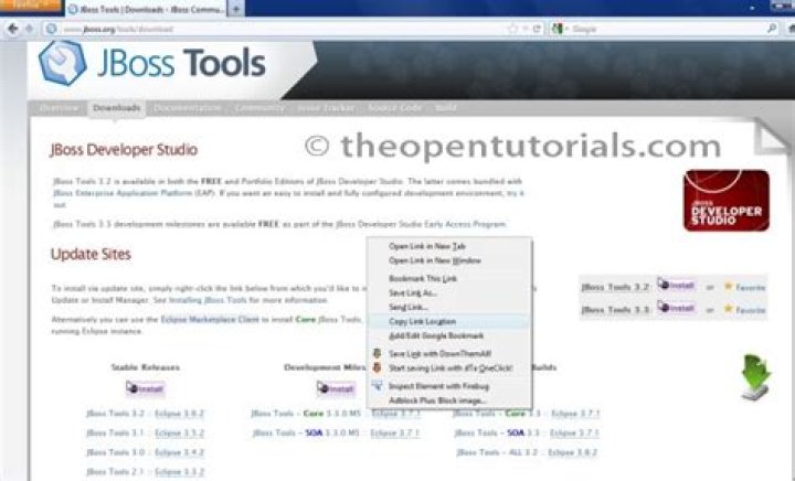 How do I download JBoss Tools in Eclipse?