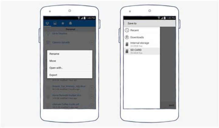 How do I download photos from Dropbox to Android phone?