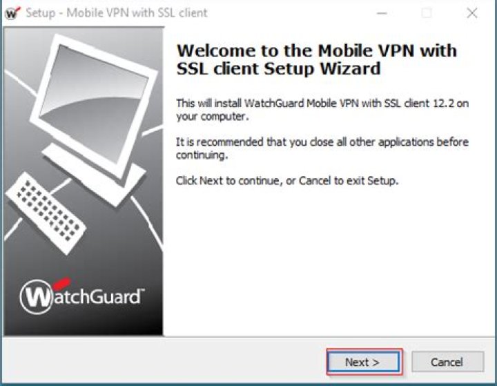 How do I download SSL VPN client from WatchGuard?