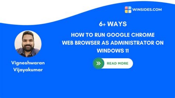 How do I enable administrator in Chrome?