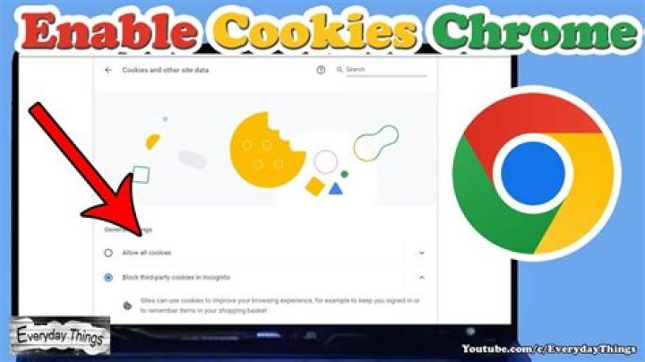 How do I enable cookies for apps?